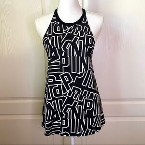 VS PINK Super Soft High Neck Logo Tank Top XS